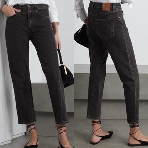TOTÊME Original high-rise straight-leg Jeans Black 25 $280
